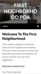 Mobile Screenshot of firstneighborhood.org